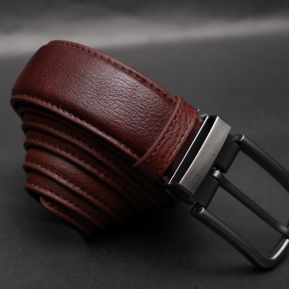 Zays Handcrafted Genuine Leather Belt for Men – Premium Quality, Adjustable, Stylish & Durable (BC102-P) - Image 11