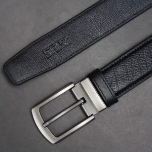 Alternative view of Zays Handcrafted Genuine Leather Belt for Men – Premium Quality, Adjustable, Stylish & Durable (BC103-P)
