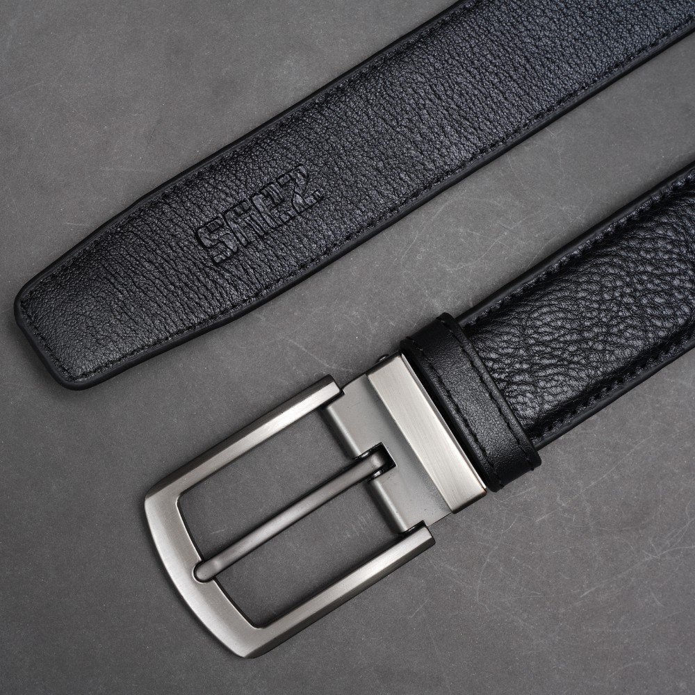 Zays Handcrafted Genuine Leather Belt for Men – Premium Quality, Adjustable, Stylish & Durable (BC103-P) - Image 2