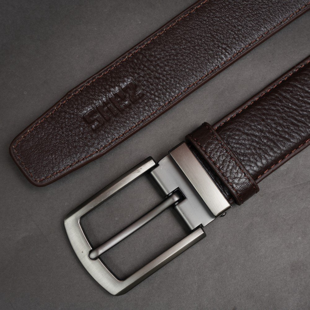 Zays Handcrafted Genuine Leather Belt for Men – Premium Quality, Adjustable, Stylish & Durable (BC103-P) - Image 12