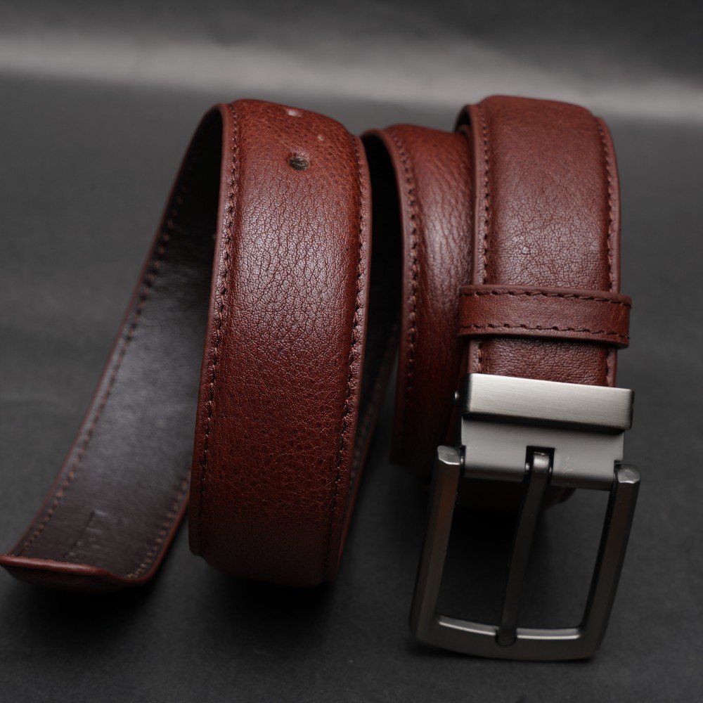 Zays Handcrafted Genuine Leather Belt for Men – Premium Quality, Adjustable, Stylish & Durable (BC103-P) - Image 23