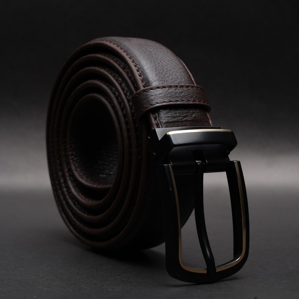 Zays Handcrafted Genuine Leather Belt for Men – Premium Quality, Adjustable, Stylish & Durable - BC104 - Image 21