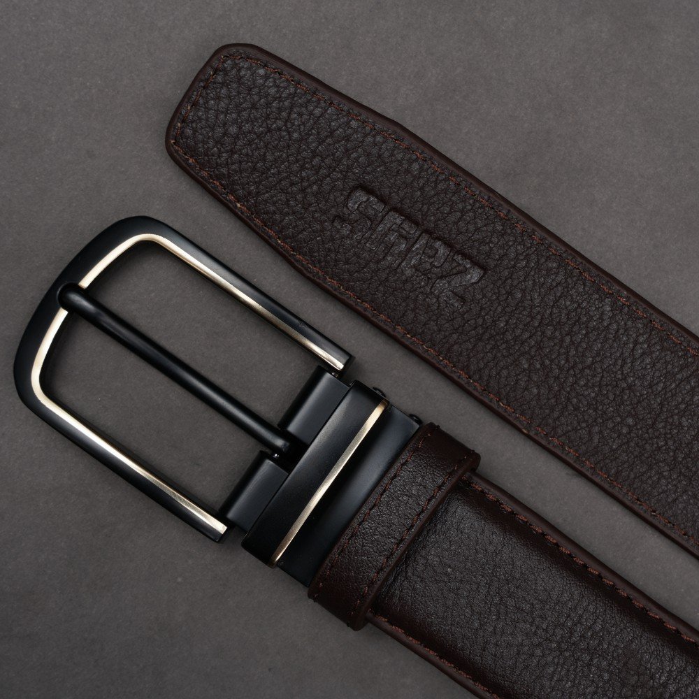 Zays Handcrafted Genuine Leather Belt for Men – Premium Quality, Adjustable, Stylish & Durable - BC104 - Image 10