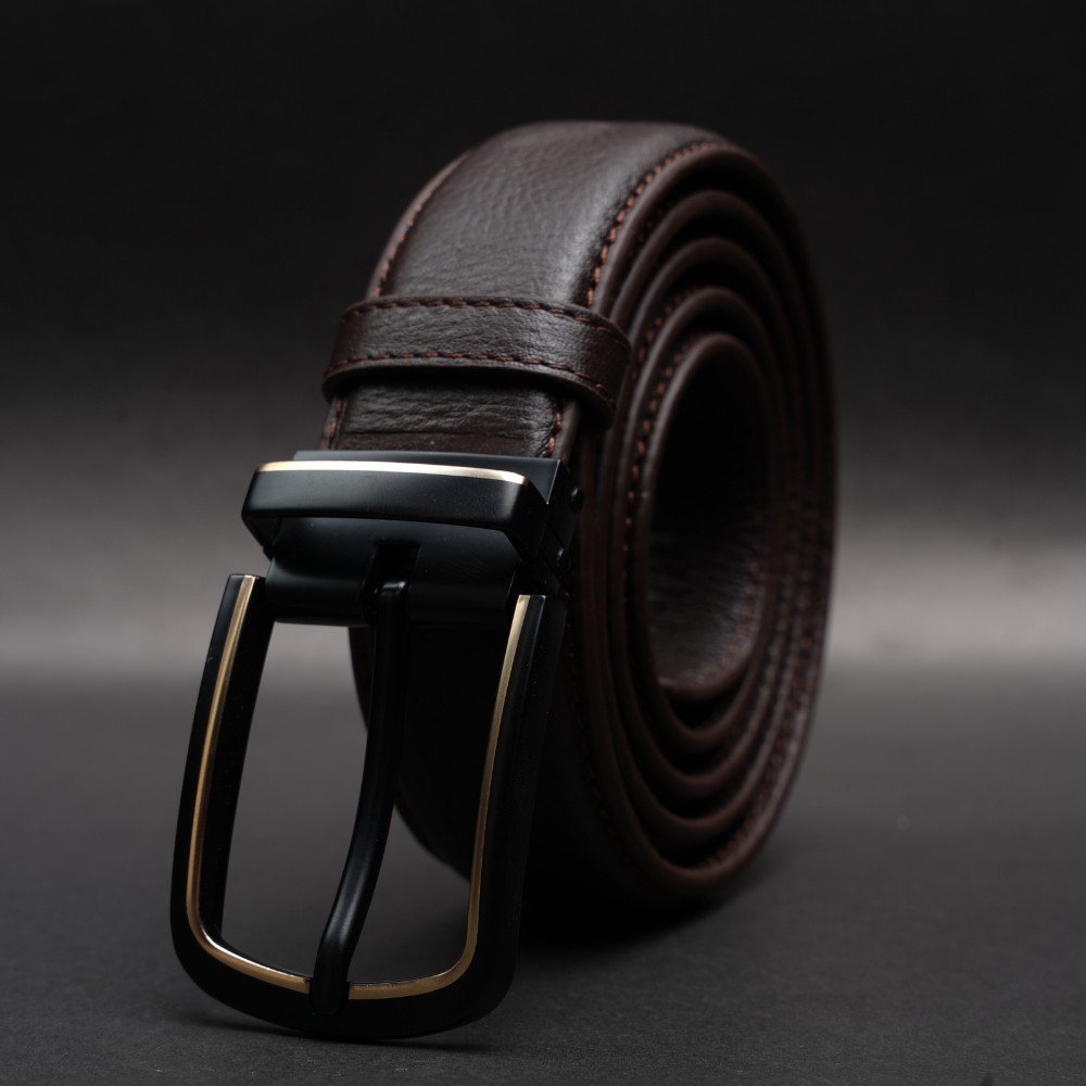Zays Handcrafted Genuine Leather Belt for Men – Premium Quality, Adjustable, Stylish & Durable - BC104 - Image 25