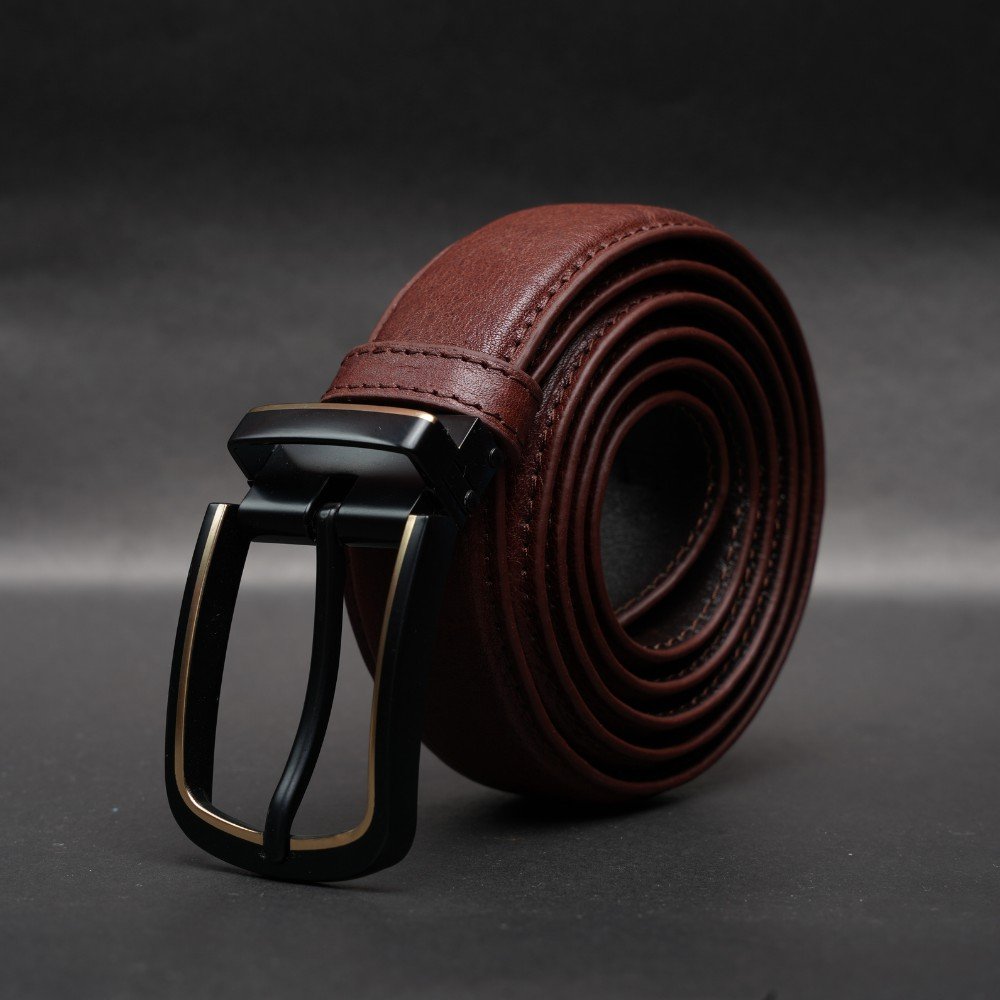 Zays Handcrafted Genuine Leather Belt for Men – Premium Quality, Adjustable, Stylish & Durable - BC104 - Image 19