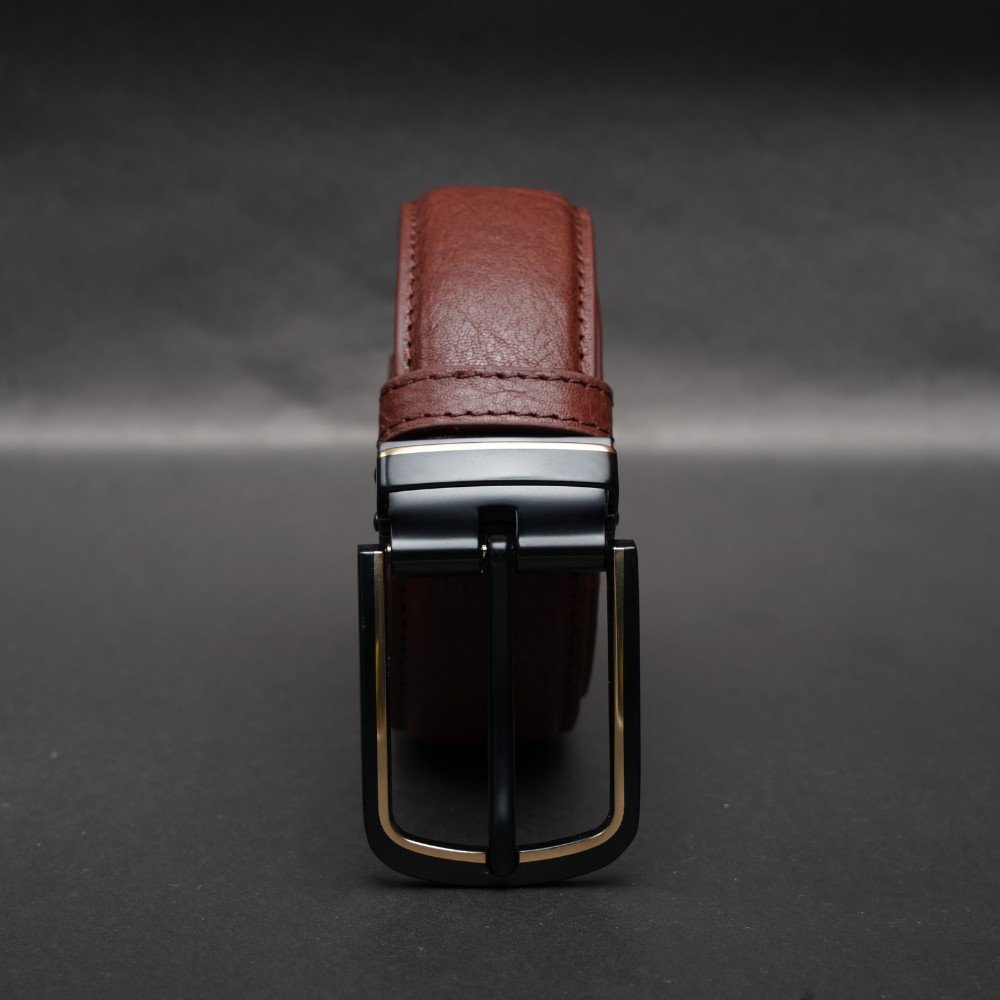Zays Handcrafted Genuine Leather Belt for Men – Premium Quality, Adjustable, Stylish & Durable - BC104 - Image 23