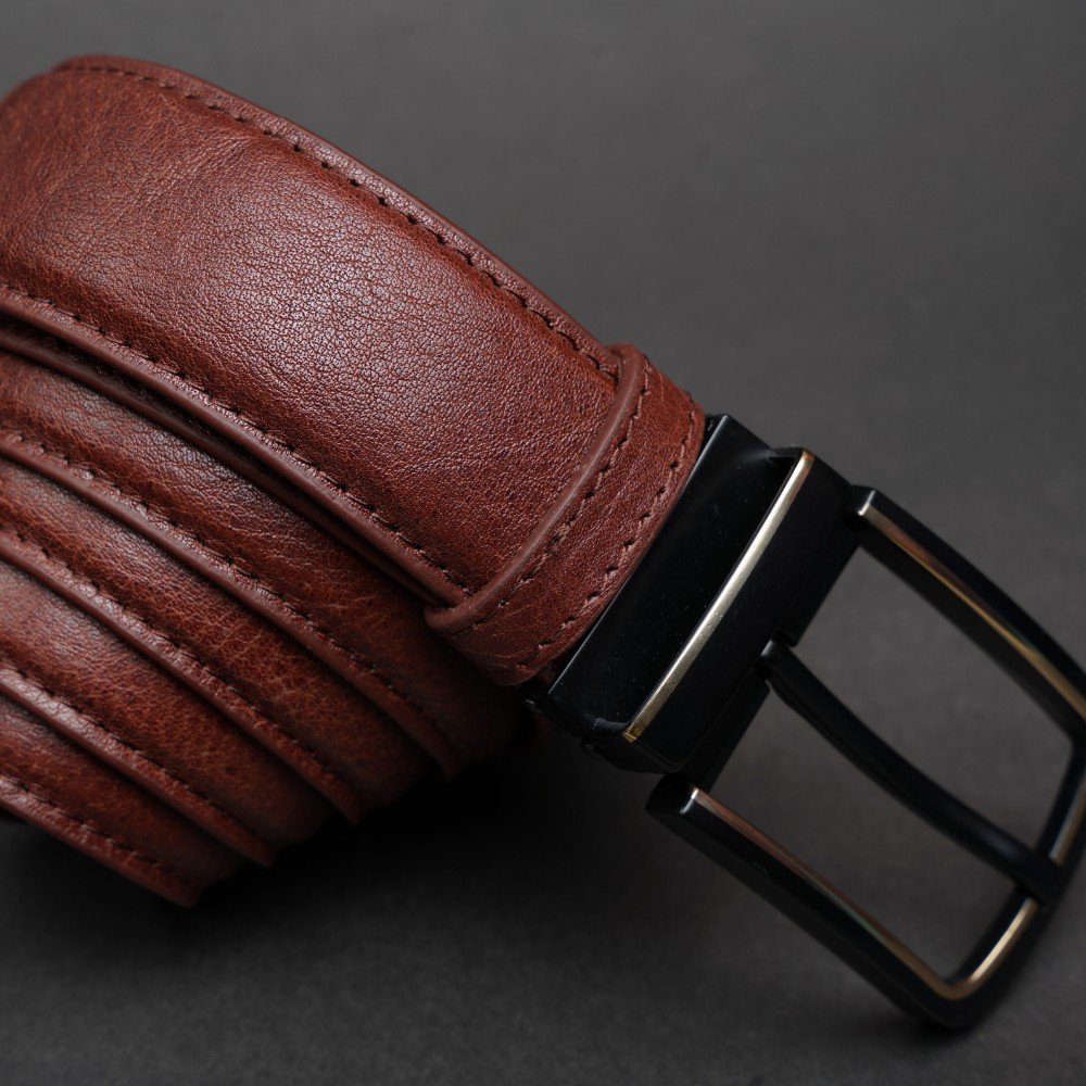 Zays Handcrafted Genuine Leather Belt for Men – Premium Quality, Adjustable, Stylish & Durable - BC104 - Image 12