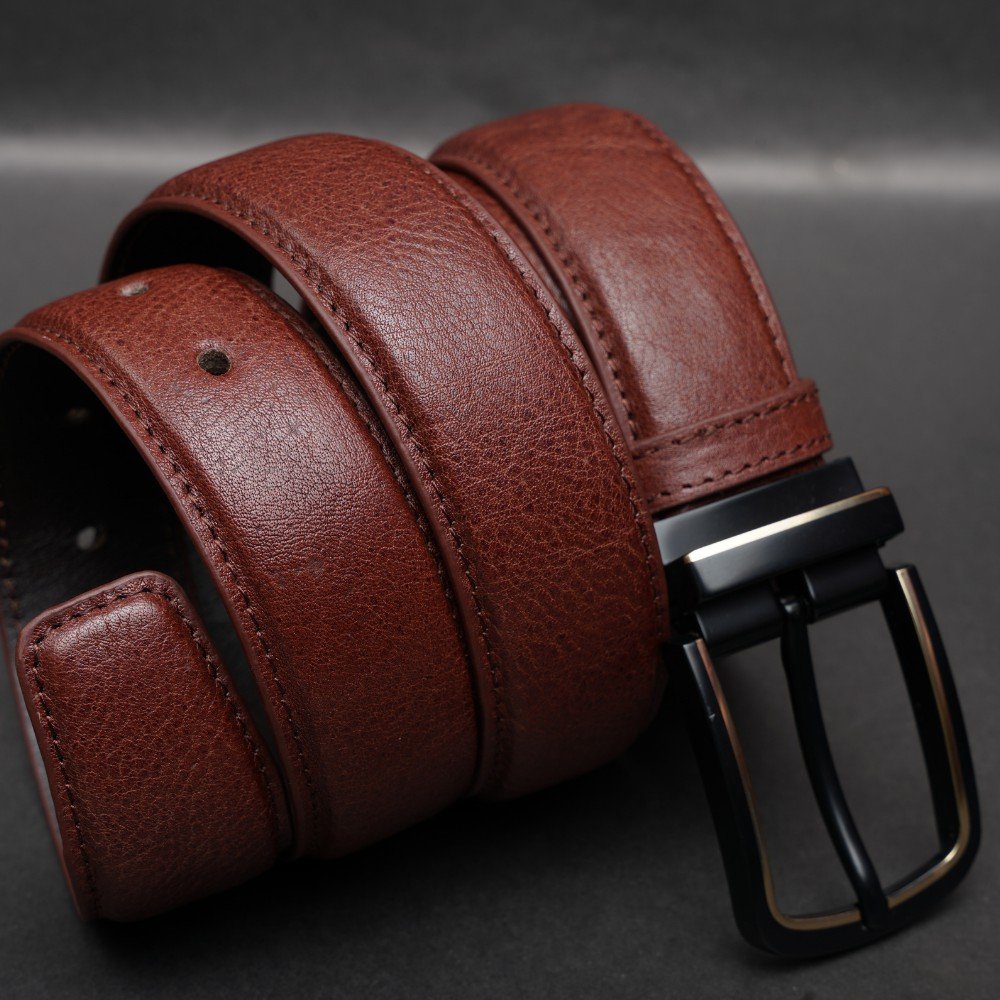Zays Handcrafted Genuine Leather Belt for Men – Premium Quality, Adjustable, Stylish & Durable - BC104 - Image 26