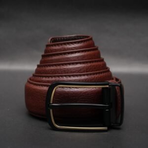 Alternative view of Zays Handcrafted Genuine Leather Belt for Men – Premium Quality, Adjustable, Stylish & Durable - BC104