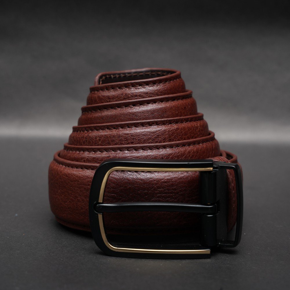 Zays Handcrafted Genuine Leather Belt for Men – Premium Quality, Adjustable, Stylish & Durable - BC104 - Image 2
