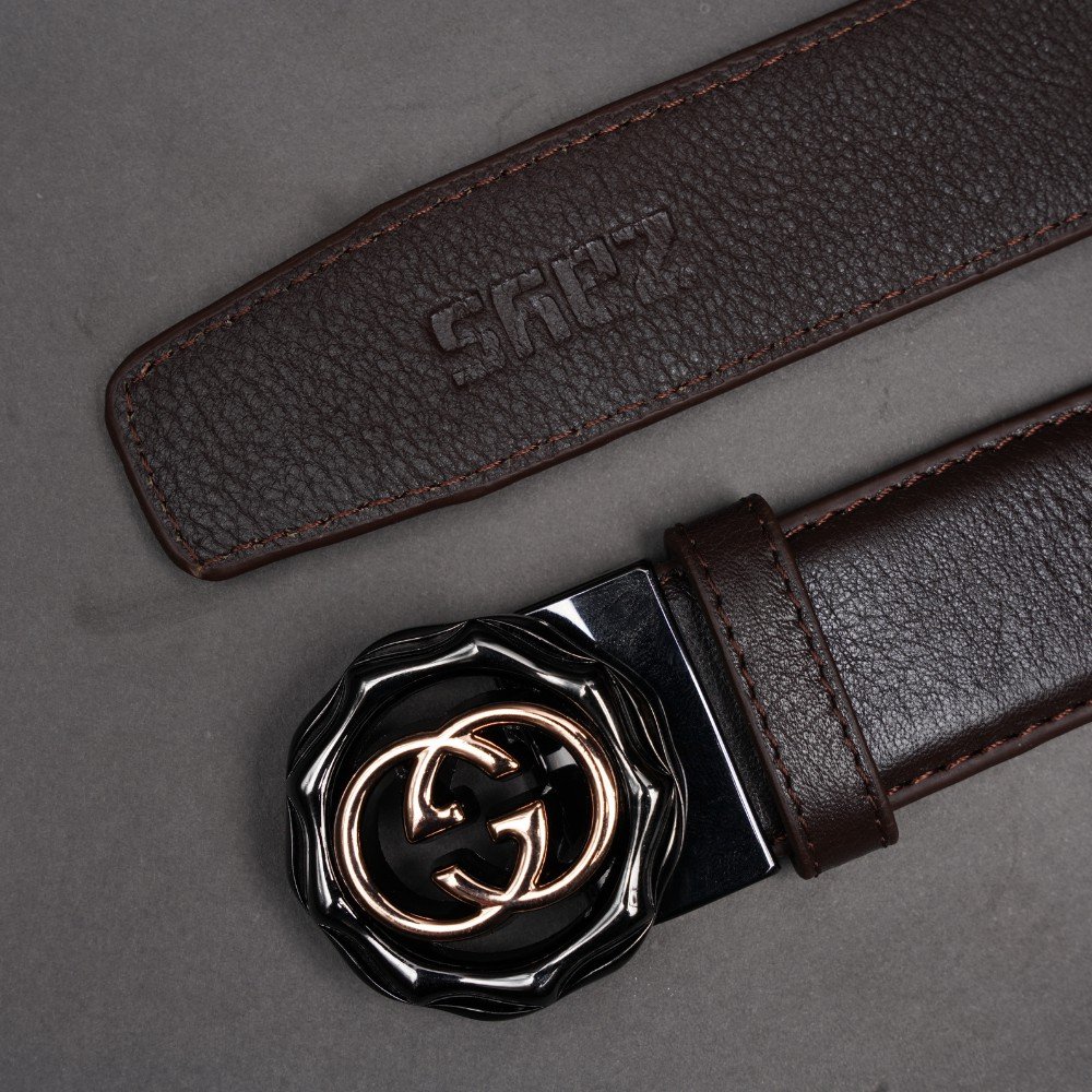 Zays Handcrafted Genuine Leather Belt for Men – Premium Quality, Adjustable, Stylish & Durable - BC105 - Image 22