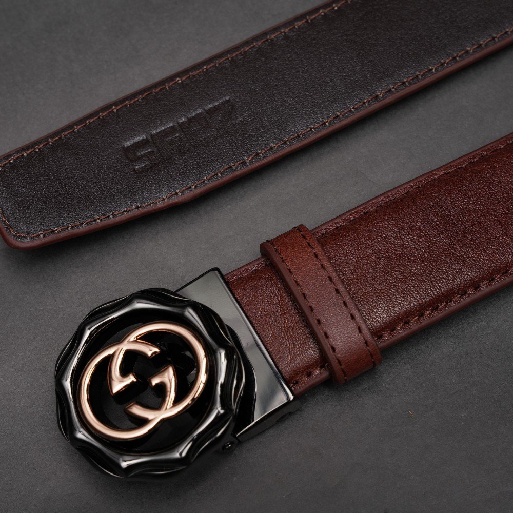 Zays Handcrafted Genuine Leather Belt for Men – Premium Quality, Adjustable, Stylish & Durable - BC105 - Image 27