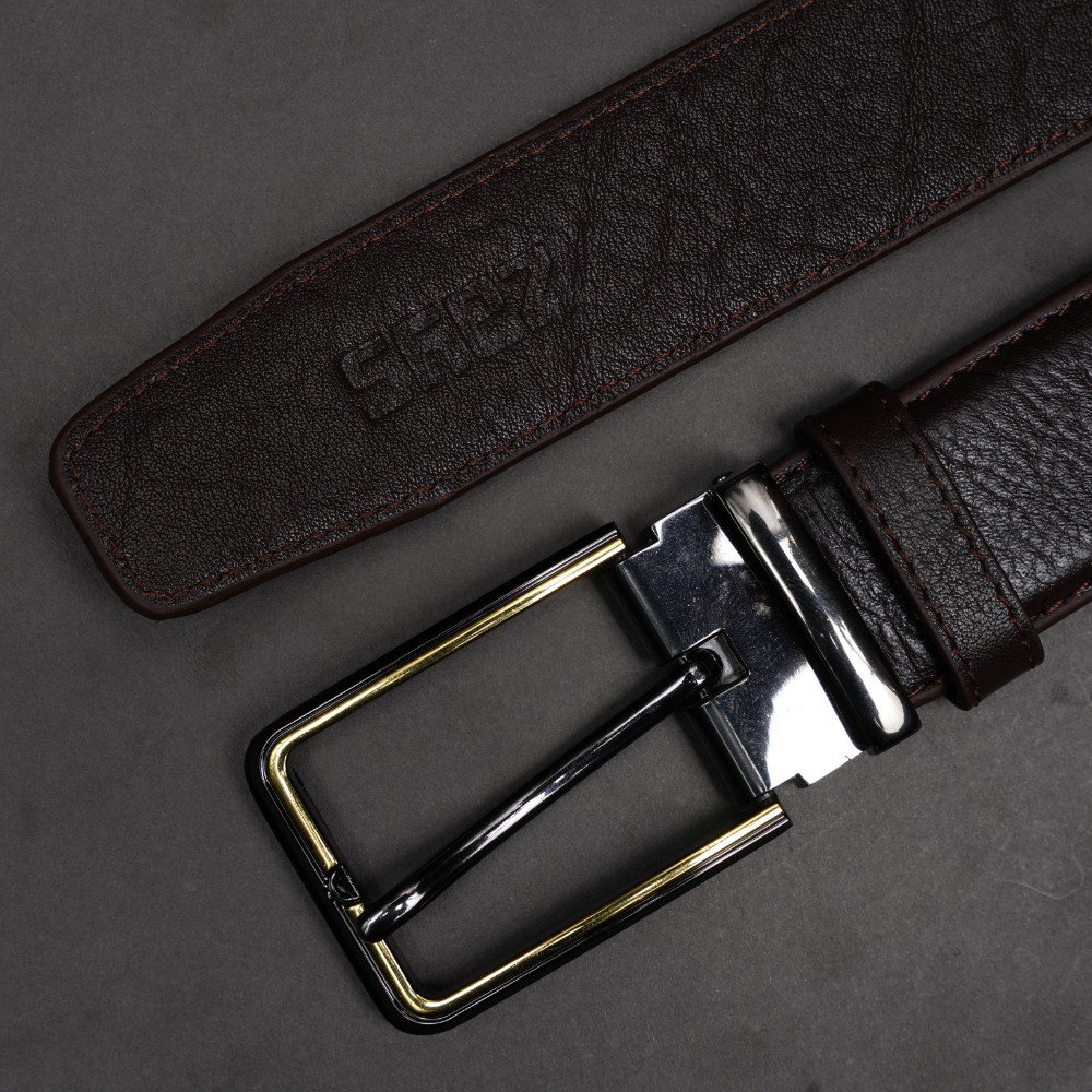 Zays Handcrafted Genuine Leather Belt for Men – Premium Quality, Adjustable, Stylish & Durable - BC106 - Image 21