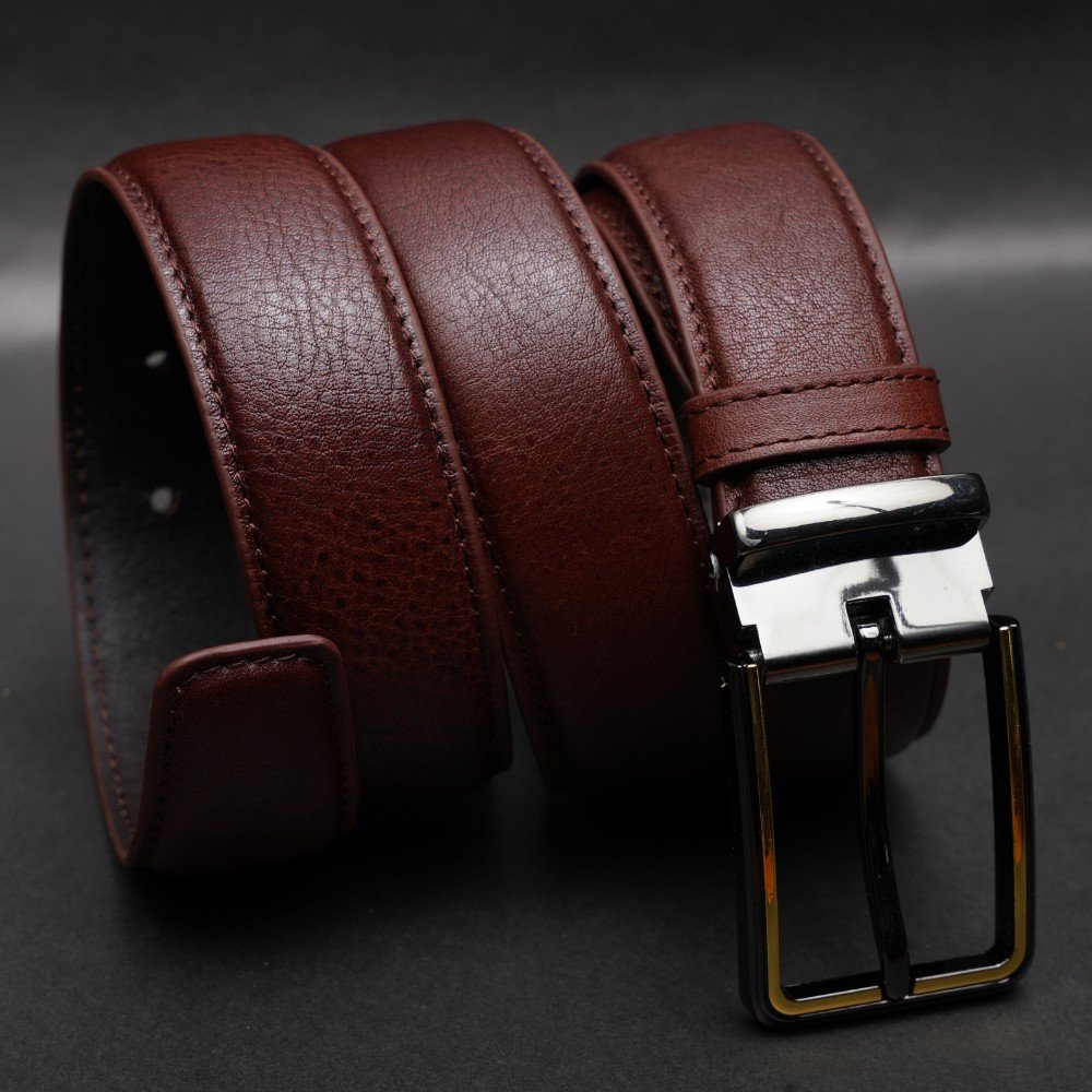 Zays Handcrafted Genuine Leather Belt for Men – Premium Quality, Adjustable, Stylish & Durable - BC106 - Image 2