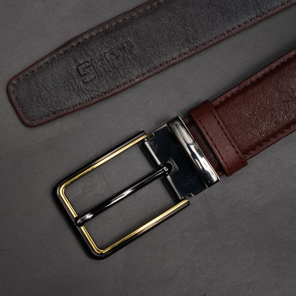 Zays Handcrafted Genuine Leather Belt for Men – Premium Quality, Adjustable, Stylish & Durable - BC106 - Image 9