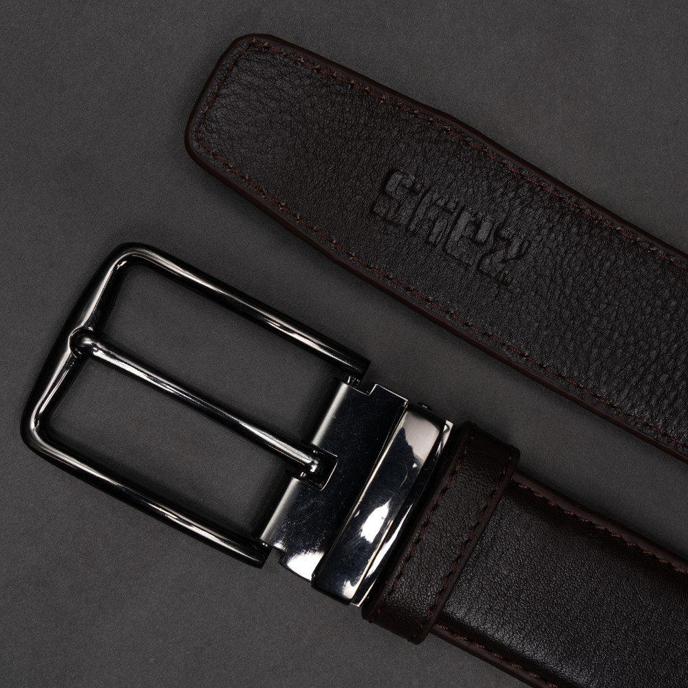 Zays Handcrafted Genuine Leather Belt for Men – Premium Quality, Adjustable, Stylish & Durable - BC107 - Image 14