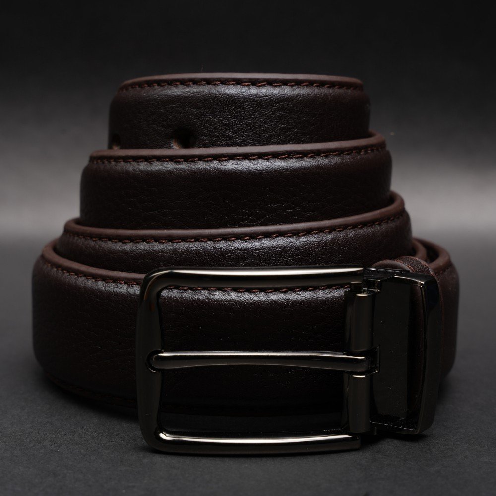 Zays Handcrafted Genuine Leather Belt for Men – Premium Quality, Adjustable, Stylish & Durable - BC107 - Image 3