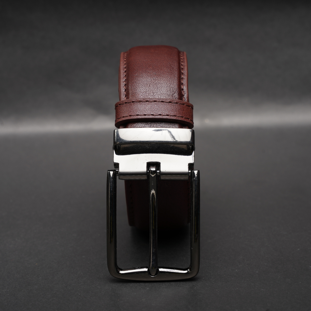 Zays Handcrafted Genuine Leather Belt for Men – Premium Quality, Adjustable, Stylish & Durable (BC107-BS107-Antique Brown) - Image 7