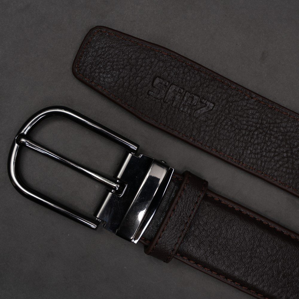 Zays Handcrafted Genuine Leather Belt for Men – Premium Quality, Adjustable, Stylish & Durable - BC108 - Image 22