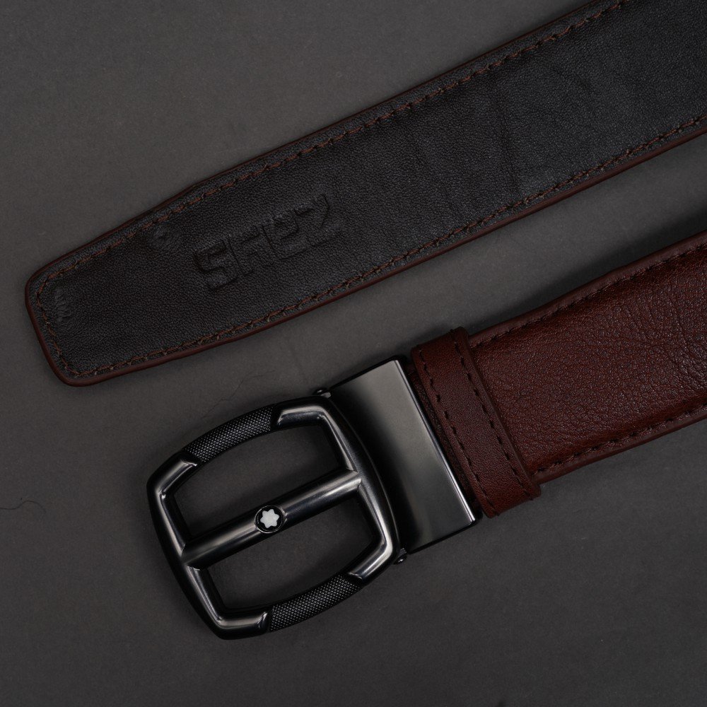 Zays Handcrafted Genuine Leather Belt for Men – Premium Quality, Adjustable, Stylish & Durable - BC110 - Image 27