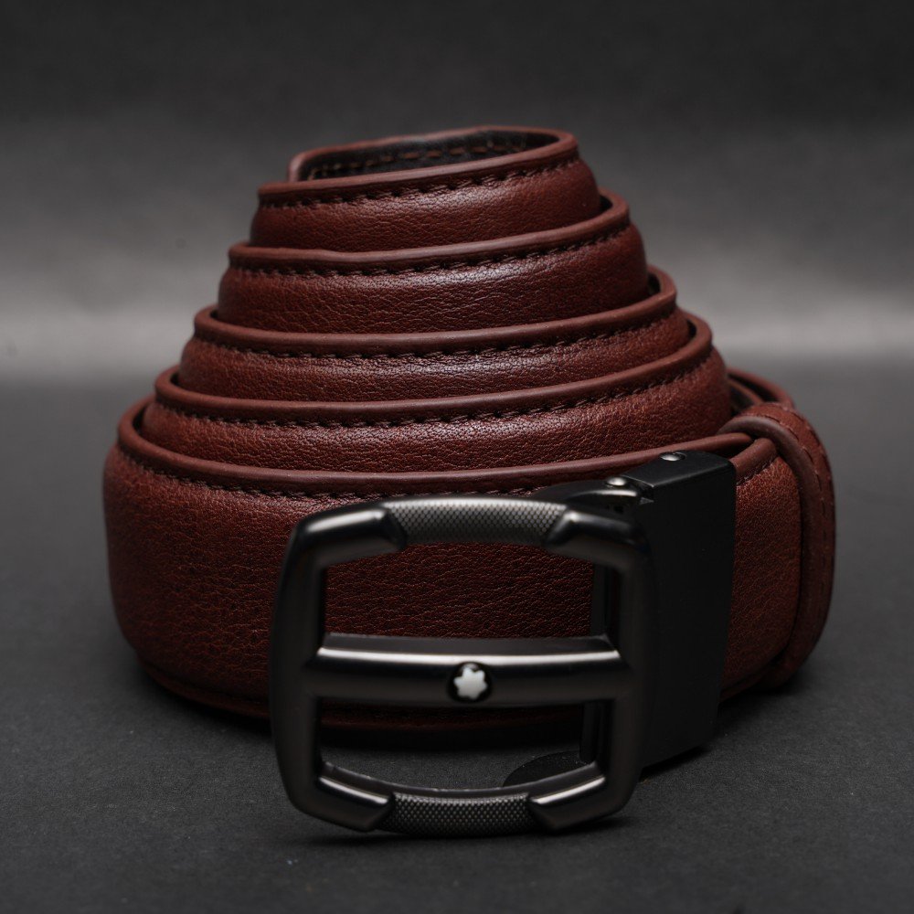 Zays Handcrafted Genuine Leather Belt for Men – Premium Quality, Adjustable, Stylish & Durable - BC110 - Image 2