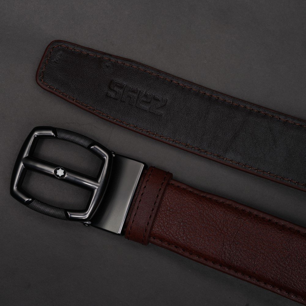 Zays Handcrafted Genuine Leather Belt for Men – Premium Quality, Adjustable, Stylish & Durable - BC110 - Image 18