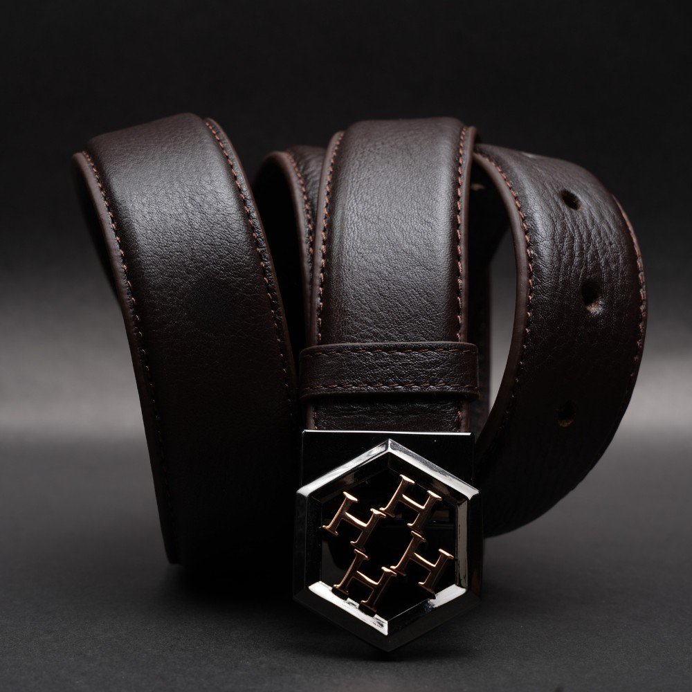 Zays Handcrafted Genuine Leather Belt for Men – Premium Quality, Adjustable, Stylish & Durable - BC112 - Image 9