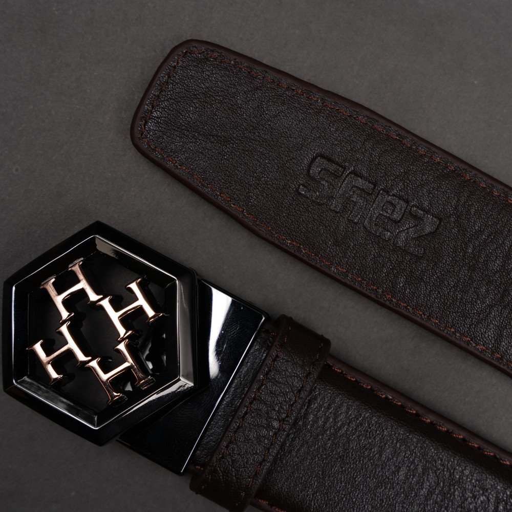 Zays Handcrafted Genuine Leather Belt for Men – Premium Quality, Adjustable, Stylish & Durable - BC112 - Image 10