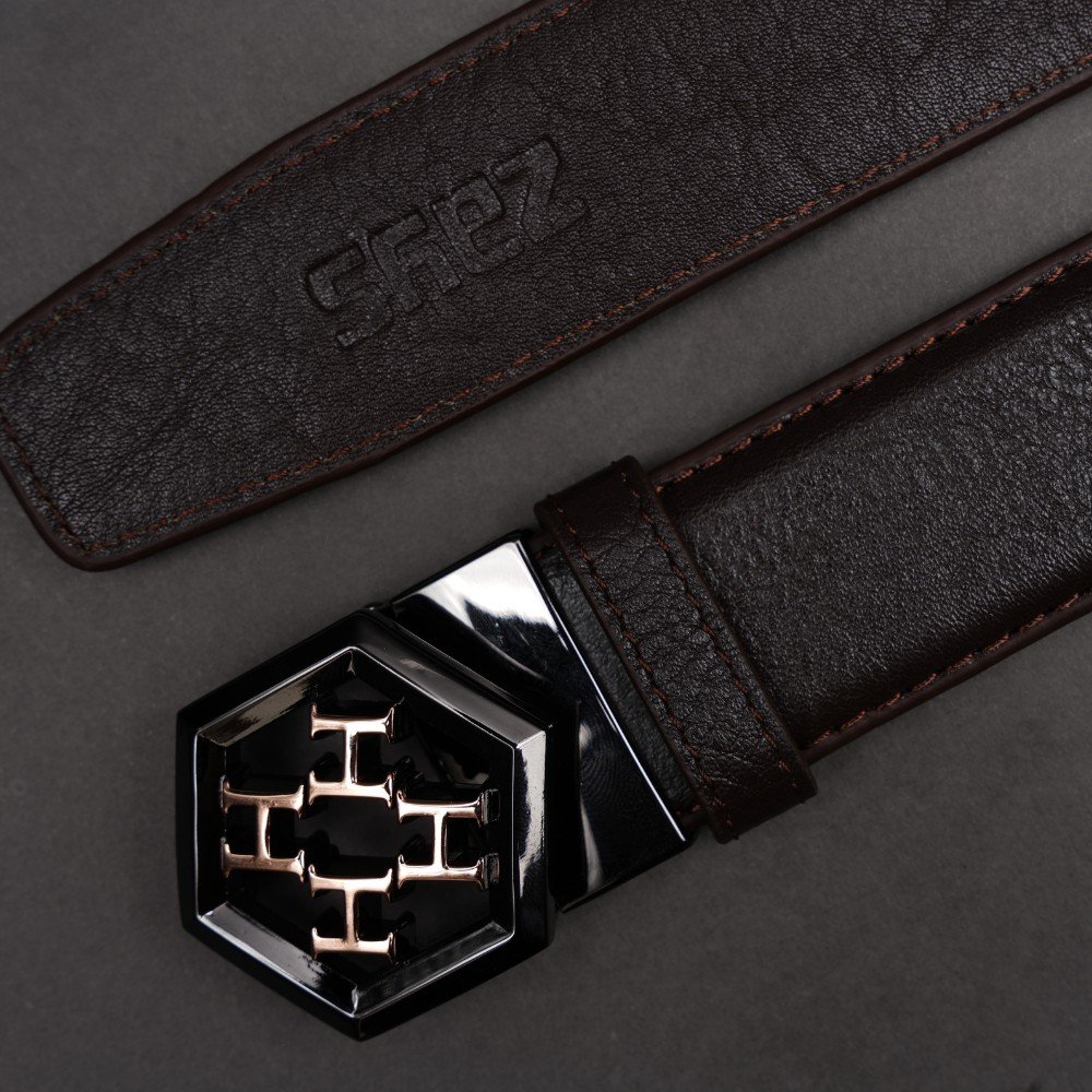 Zays Handcrafted Genuine Leather Belt for Men – Premium Quality, Adjustable, Stylish & Durable - BC112 - Image 5