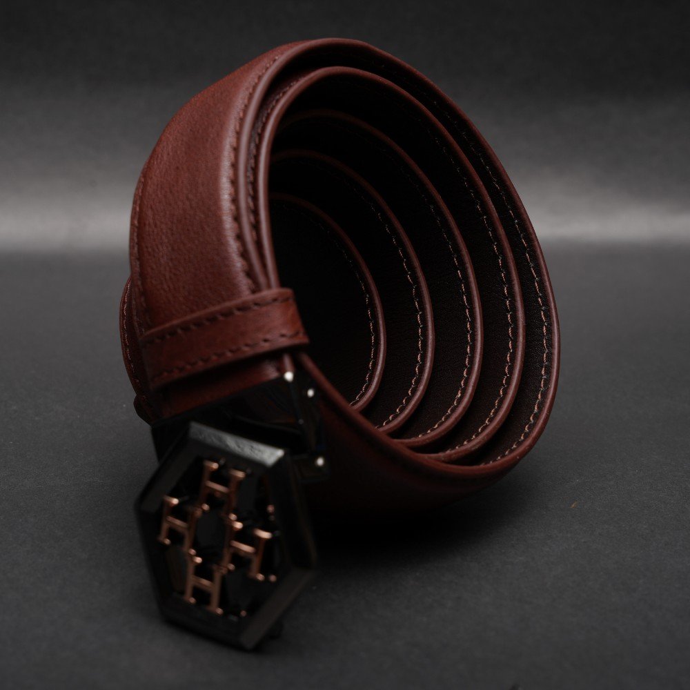 Zays Handcrafted Genuine Leather Belt for Men – Premium Quality, Adjustable, Stylish & Durable - BC112 - Image 8