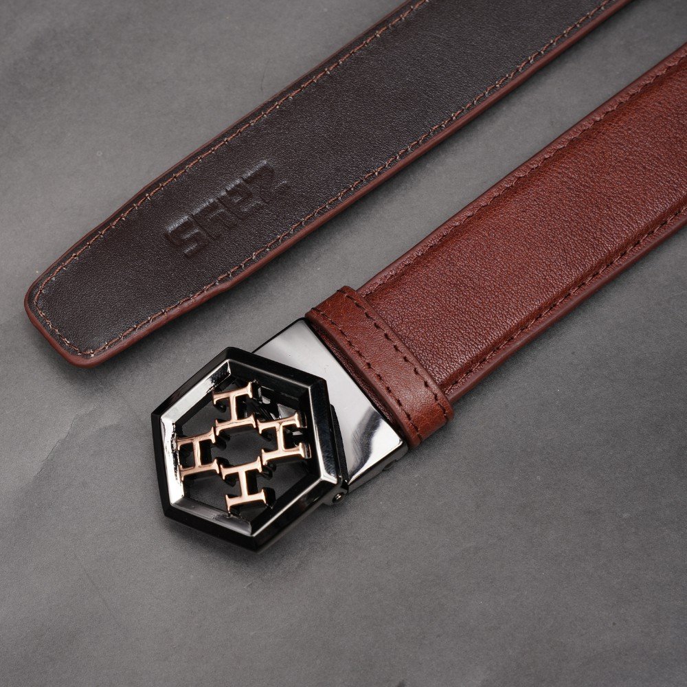 Zays Handcrafted Genuine Leather Belt for Men – Premium Quality, Adjustable, Stylish & Durable - BC112 - Image 25