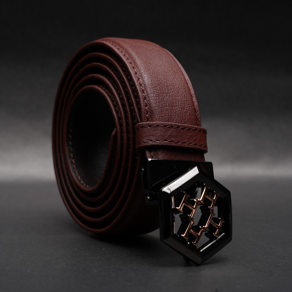 Zays Handcrafted Genuine Leather Belt for Men – Premium Quality, Adjustable, Stylish & Durable - BC112 - Image 6