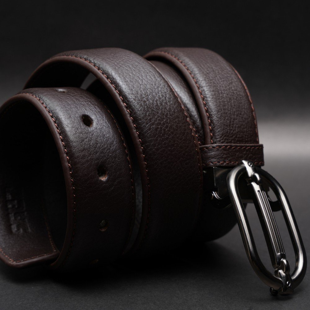 Zays Handcrafted Genuine Leather Belt for Men – Premium Quality, Adjustable, Stylish & Durable - BC113 - Image 4