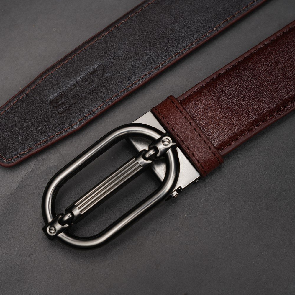 Zays Handcrafted Genuine Leather Belt for Men – Premium Quality, Adjustable, Stylish & Durable - BC113 - Image 2