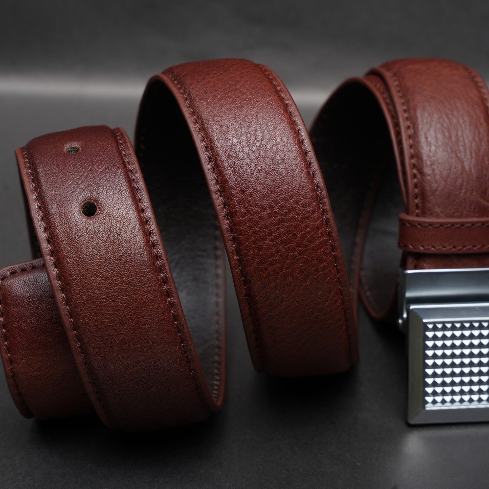 Zays Handcrafted Genuine Leather Belt for Men – Premium Quality, Adjustable, Stylish & Durable - BC114 - Image 30