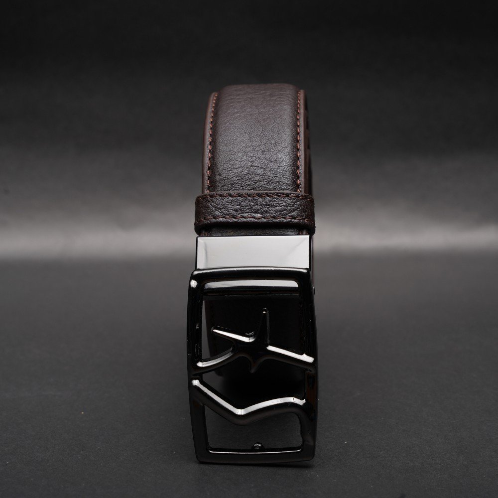 Zays Handcrafted Genuine Leather Belt for Men – Premium Quality, Adjustable, Stylish & Durable - BC116 - Image 13
