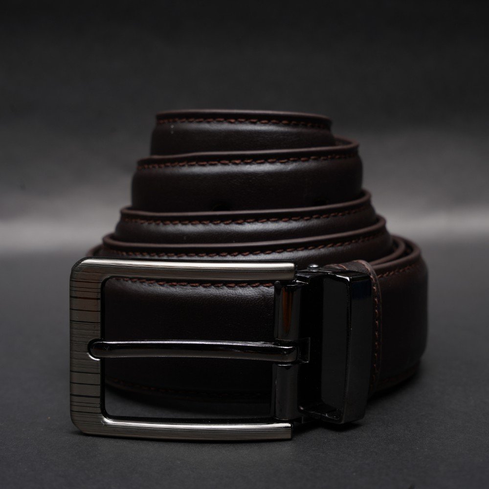 Zays Handcrafted Genuine Leather Belt for Men – Premium Quality, Adjustable, Stylish & Durable - BC117 - Image 4