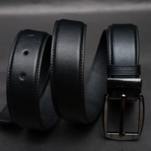 Alternative view of Zays Handcrafted Genuine Leather Belt for Men – Premium Quality, Adjustable, Stylish & Durable - BC118
