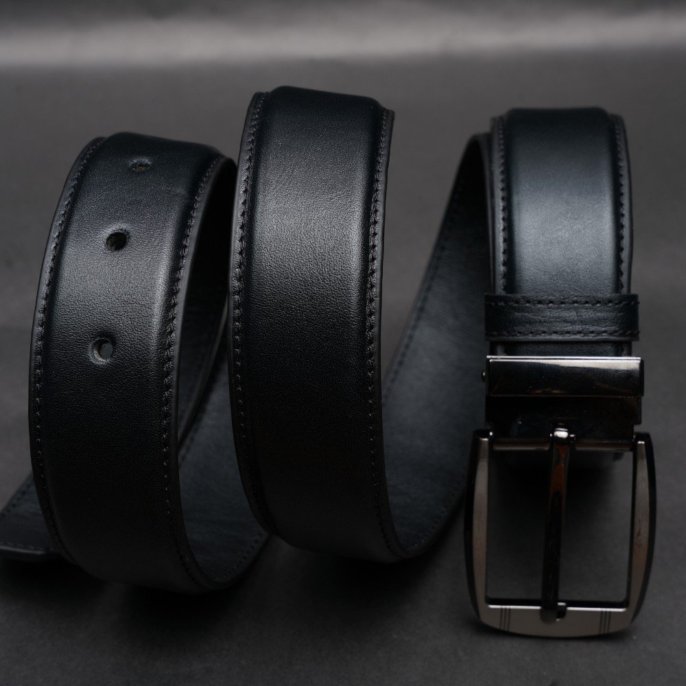 Zays Handcrafted Genuine Leather Belt for Men – Premium Quality, Adjustable, Stylish & Durable - BC118 - Image 2