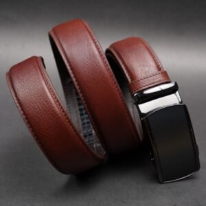 Alternative view of Zays Handcrafted Imported Genuine Leather Auto Gear Belt for Men – Premium Quality, Adjustable, Stylish & Durable - BC125