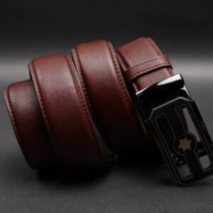 Alternative view of Zays Handcrafted Imported Genuine Leather Auto Gear Belt for Men – Premium Quality, Adjustable, Stylish & Durable - BC132