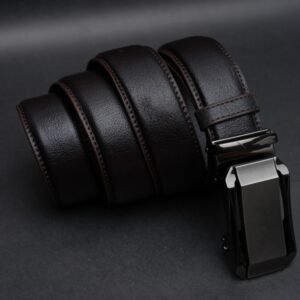 Alternative view of Zays Handcrafted Imported Genuine Leather Auto Gear Belt for Men – Premium Quality, Adjustable, Stylish & Durable - BC135