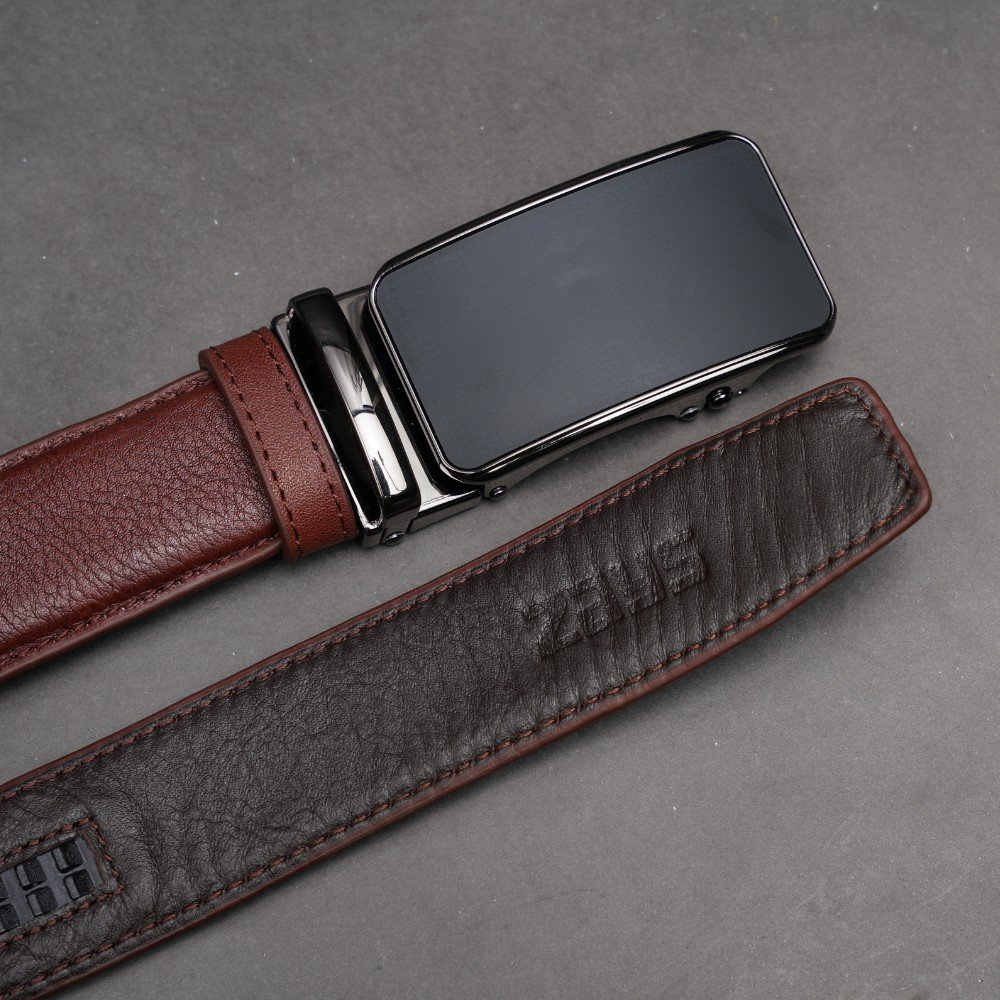 Zays Handcrafted Imported Genuine Leather Auto Gear Belt for Men – Premium Quality, Adjustable, Stylish & Durable - BC138 - Image 4
