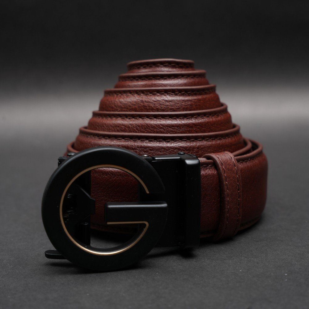 Zays Handcrafted Imported Genuine Leather Auto Gear Belt for Men – Premium Quality, Adjustable, Stylish & Durable - BC139 - Image 3