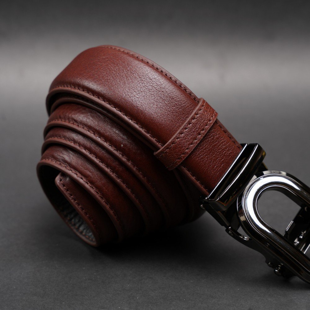 Zays Handcrafted Imported Genuine Leather Auto Gear Belt for Men – Premium Quality, Adjustable, Stylish & Durable - BC140 - Image 7