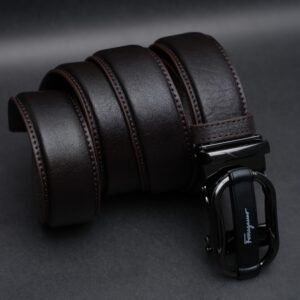 Alternative view of Zays Handcrafted Imported Genuine Leather Auto Gear Belt for Men – Premium Quality, Adjustable, Stylish & Durable - BC141