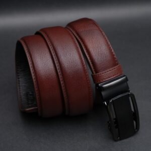 Alternative view of Zays Handcrafted Imported Genuine Leather Auto Gear Belt for Men – Premium Quality, Adjustable, Stylish & Durable - BC143