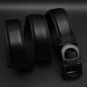 Alternative view of Zays Handcrafted Imported Genuine Leather Auto Gear Belt for Men – Premium Quality, Adjustable, Stylish & Durable - BC145
