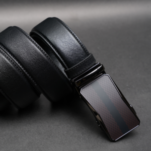 Alternative view of Zays Handcrafted Imported Genuine Leather Auto Gear Belt for Men – Premium Quality, Adjustable, Stylish & Durable (BC148-Black)