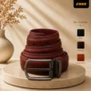 Zays Handcrafted Genuine Leather Belt for Men – Premium Quality, Adjustable, Stylish & Durable (BC102-L)